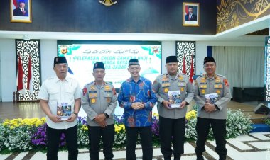 Kapolda Jabar Lepas 120 Calon Jamaah Haji Keluarga Besar Polda Jabar