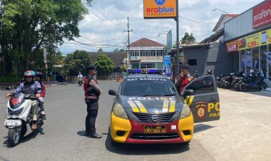 Sat Samapta Polres Ciamis Intensifkan Patroli dan Himbauan Kamtibmas, Warga Diajak Lebih Waspada